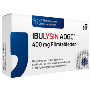 IBULYSIN ADGC 400 mg Filmtabletten Produktbild