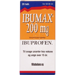 Ibumax Tabl 200 Mg produktbillede