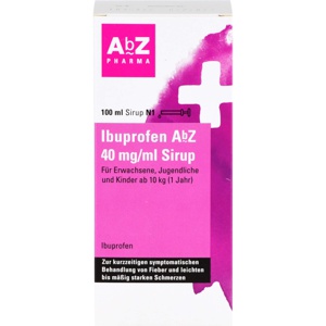 IBUPROFEN AbZ 40 mg/ml Sirup Produktbild
