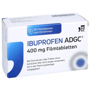 IBUPROFEN ADGC 400 mg Filmtabletten Produktbild