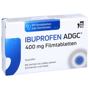 IBUPROFEN ADGC 400 mg Filmtabletten Produktbild