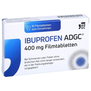 IBUPROFEN ADGC 400 mg Filmtabletten Produktbild