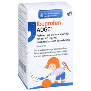 IBUPROFEN ADGC Fieber u.Schmerzsaft Kinder 40mg/ml Produktbild