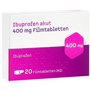 IBUPROFEN akut 400 mg Filmtabletten Produktbild