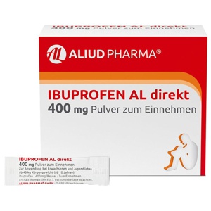 IBUPROFEN AL direkt 400 mg Pulver zum Einnehmen Produktbild