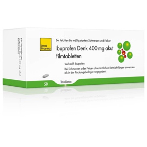IBUPROFEN Denk 400 mg akut Filmtabletten Produktbild