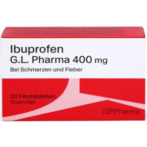 IBUPROFEN G.L.Pharma 400 mg Filmtabletten Produktbild