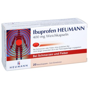 IBUPROFEN HEUMANN 400 mg Weichkapseln Produktbild