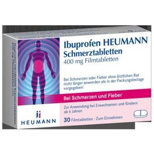 IBUPROFEN Heumann Schmerztabletten 400 mg Produktbild