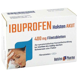 IBUPROFEN Holsten akut 400 mg Filmtabletten Produktbild