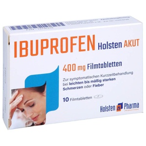 IBUPROFEN Holsten akut 400 mg Filmtabletten Produktbild