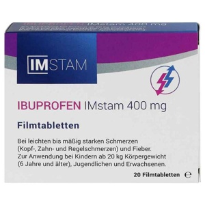 IBUPROFEN IMstam 400mg 20 St Filmtabletten Produktbild