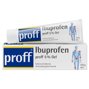Ibuprofen Proff 5% Gel, 100 g Gel Produktbild