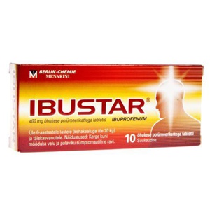 Ibustar õhuke polümeerkattega tbl 400mg n10 toote pilt