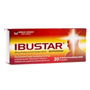 Ibustar õhuke polümeerkattega tbl 400mg n30 toote pilt