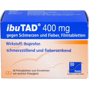 IBUTAD-400-mg-gegen-Schmerzen-und-Fieber-Filmtabl Produktbild