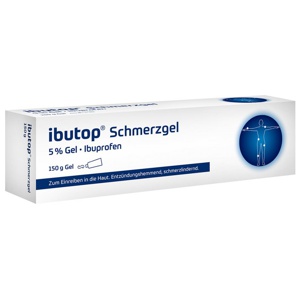 ibutop Schmerzgel 5% Gel, Ibuprofen, 150 g Produktbild