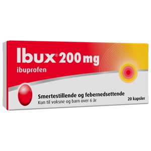 Ibux 200 mg kapsler 20 stk produktbilde