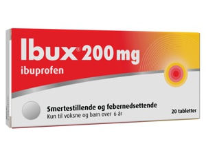 Ibux 200 mg tabletter 20 stk produktbilde