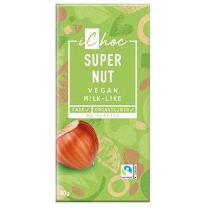 Vegansk Choklad Hasselnötter 80 g produkt bild