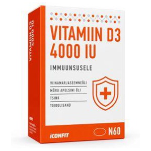 ICONFIT Vitamin D3 Immunity 4000 IU N60 toote pilt