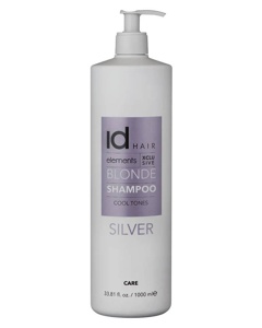 IdHAIR Elements Xclusive Blonde Shampoo - Silver - 1000 ml produktbillede