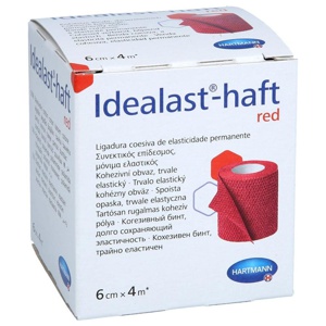 IDEALAST-haft color Binde 6 cmx4 m rot Produktbild