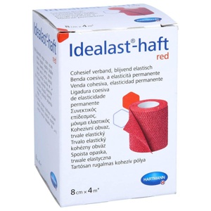 IDEALAST-haft color Binde 8 cmx4 m rot Produktbild