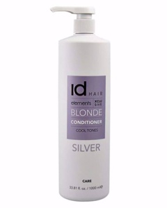 IdHAIR Elements Xclusive Blonde Conditioner - Silver - 1000 ml produktbillede