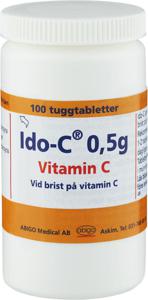 Ido-C, tuggtablett 0,5 g 100 st produkt bild