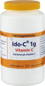 Ido-C, tuggtablett 1 g 100 st produkt bild