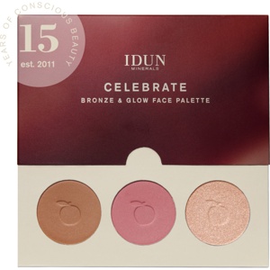 IDUN Minerals Face Palette Celebrate Bronze & Glow 7,6 g produktbillede