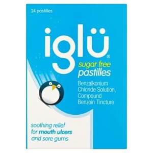 Iglu Sugar Free Pastilles for Mouth Ulcers Pack of 24 product image