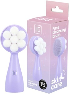ilū Spa & Skincare Face Cleansing Brush Purple produktbilde