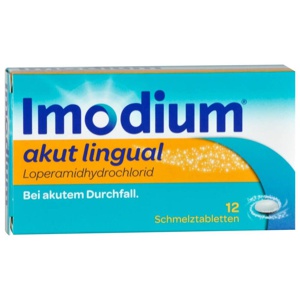 IMODIUM akut lingual Schmelztabletten Produktbild