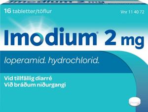 Imodium, tablett 2 mg, 16 st produkt bild