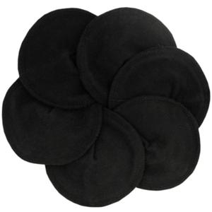 Imse Nursing Pads Organic Cotton Black 6 st produkt bild