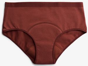 Imse Period Underwear Hipster medium flow Brown XXL 1 st produkt bild