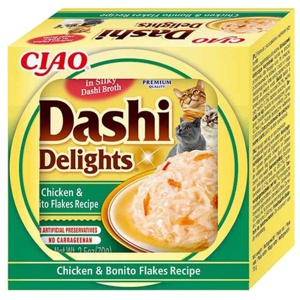 Dashi Delights Chicken & Bonito Flakes - 70 g produkt bild