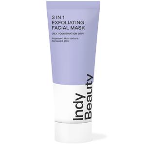 Indy Beauty 3 in 1 Exfoliating Facial Mask, 75 ml produkt bild