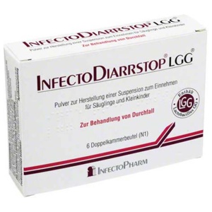 INFECTODIARRSTOP LGG Doppelkammerbeutel 6 St Pulver zur Herstellung einer Suspension zum Einnehmen Produktbild