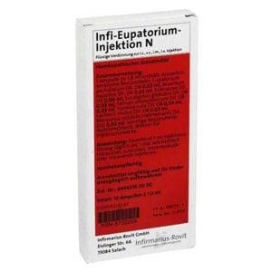 INFI Eupatorium Injekt N, 10X1 ml Ampullen Produktbild