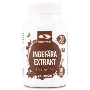 Ingefær Ekstrakt 90 kapsler produktbillede