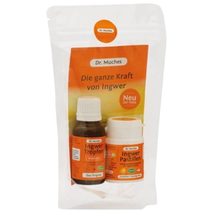 Dr. Muches INGWER Kombipackung Tropfen + Pastillen 1 St Kombipackung Produktbild