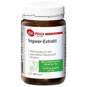 INGWER EXTRAKT Dr.Wolz Kapseln Produktbild