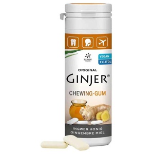 Ingwer Ginjer Kaugummi Honig, 30 g Kaugummi Produktbild
