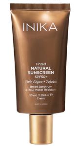 Inika Organic Tinted Natural Sunscreen SPF50+ 50 ml produkt bild
