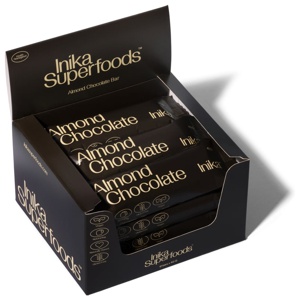 Inika Superfoods Almond Chocolate Bar 12-pack produkt bild