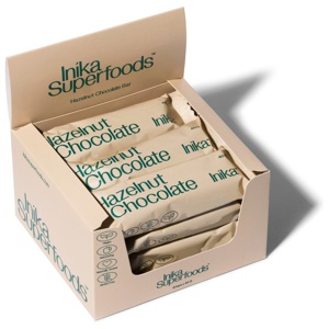 Inika Superfoods Hazelnut Chocolate 40 g 12-pack produkt bild