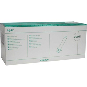 INJEKT Solo Spritze 20 ml LL zentrisch PVC-frei Produktbild